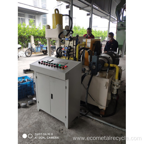 Vertical Hydraulic Al Briquette Briquetting Press Machine